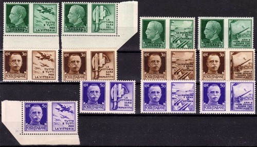 Ww2 asse italia - ww2, italia-1942-emissione