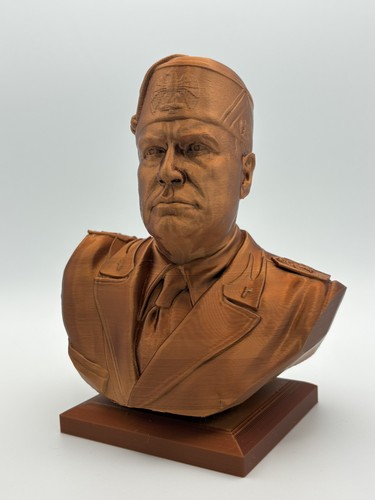 Busto benito mussolini war - 3d,