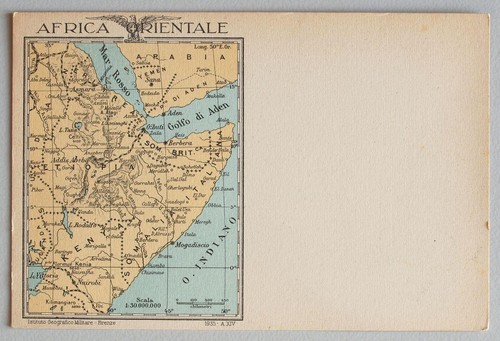 Italia 1935 africa - italia, colonie