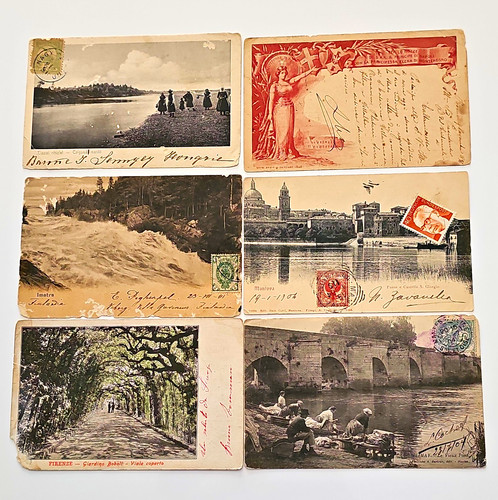 Antique 1896 1924 postcard - antique,