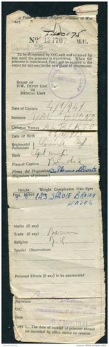1941 pow camp prigioniero - gb, camp,