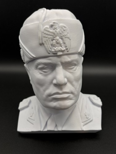 Busto benito mussolini - 3d, war