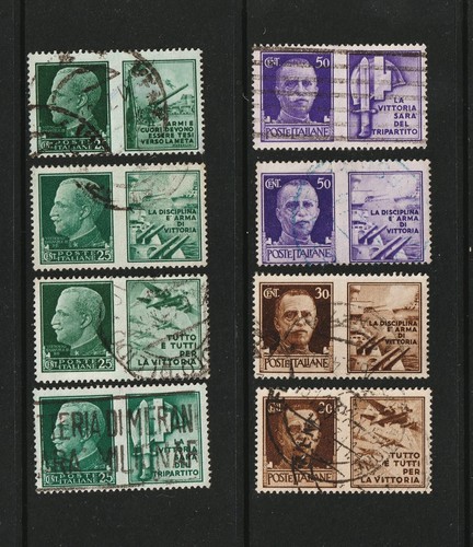 Italia 1942 otto francobolli - 1942,